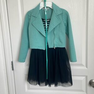 Kids Dress with cardigan size 7